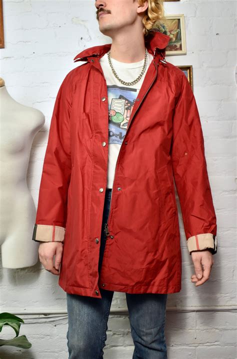 burberry brit jacket mens|burberry bowpark rain jacket.